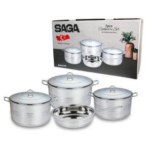 Alternative view of طقم أواني طهي ستانلس ستيل 7 قطع من Saga