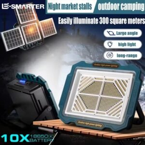 ⁦مصباح طاقة شمسية LED متعدد الوظائف W8148-4⁩ - الصورة ⁦3⁩