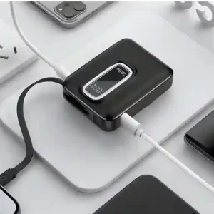 باور بانك مغناطيسي لاسلكي بسعة 10000mAh شحن سريع 22.5W مع شاشة رقمية من ASPOR A313 - الصورة 4