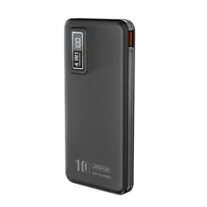 ⁦باور بانك بسعة 10000mAh شحن سريع 22.5W مع 4 كابلات مدمجة وشاشة رقمية ASPOR A300PD⁩ - الصورة ⁦5⁩