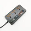 وصلة كهرباء بسلك 5 مداخل USB بطول 2 متر
