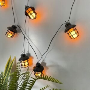 ⁦سلسلة مصابيح إضاءة بالطاقة الشمسية – 10 لمبات LED⁩ - الصورة ⁦4⁩