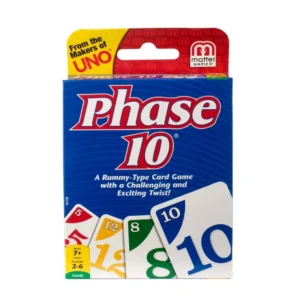 Alternative view of لعبة بطاقات UNO الترفيهية المراحل العشر - Phase 10 لعبة تحديات ومراحل للعائلة والأصدقاء