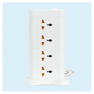 مشترك كهربائي 8 في 1 بقدرة 2500 واط مع USB وType-C وشحن سريع